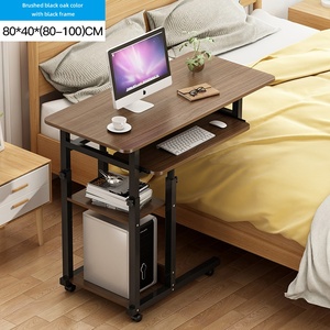 Tavolo da studio portatile regolabile casa semplice camera da letto mobile Computer tavolo di sollevamento studente scrivania - Product Image 4