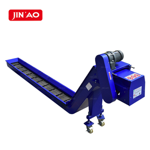 不锈钢变速斜式排屑输送机皮带输送系统 - Product Image 5