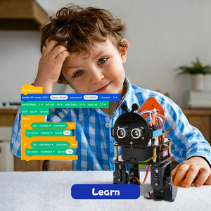 ACEBOTT Programmier grundlagen STEM-Codierung Hands-On Robot Assembly Pädagogisches Biped Robot Kit für Kinder mit Arduino