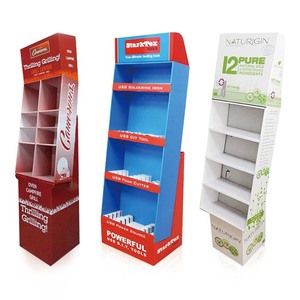 Custom Portable Cardboard Jewelry Keychain <strong>Display</strong> Stand <strong>with</strong> <strong>Counter</strong> <strong>Hook</strong> for <strong>Paper</strong> Box Presentation - Product Image 5