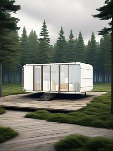 Ucuz prefabrik popüler Mini elma kabin ev fiyat prefabrik taşınabilir 20Ft 40Ft ofis Pod su geçirmez konteyner ev - Product Image 2