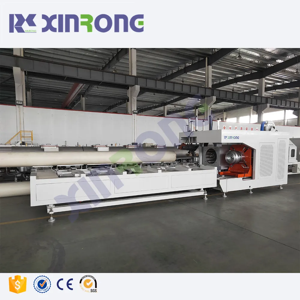 Xinrongplas automatische Entwässerungskabel-legen kundenspezifisches Design Kunststoff-PVC-Pippenherstellungsmaschine Produktionslinie