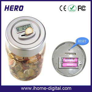 定制数字硬币计数器分拣机存钱罐自动分拣塑料钱罐 - Product Image 6