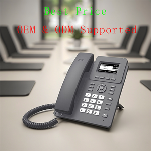 Teléfono IP con 2 líneas SIP, puertos duales de 100Mbps y transferencia de Reenvío de llamadas POE en espera, línea directa y funciones de retención Teléfono VoIP - Product Image 2