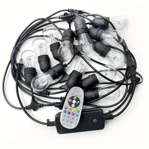 Fernbedienung 12 V IP65 RGBW S14 E27 Festoon String-Lichter für draußen wasserdicht - Product Image 1