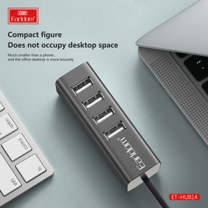 Earldom USB Hub 2.0 Multi-USB-Splitter-Hub Verwenden Sie das Netzteil Multiple Expander 2.0 USB-Hub für Desktop-Laptop PC 4-Port-Design - Product Image 4