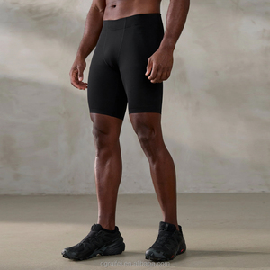 Biểu Tượng Tùy Chỉnh Đàn Hồi Eo 4 Cách Căng legging Trọng Lượng Nhẹ Chặt Chẽ Hoạt Động Chạy Phòng Tập Thể Dục Đi Xe Đạp Đào Tạo Nén Quần Short Người Đàn Ông - Product Image 4