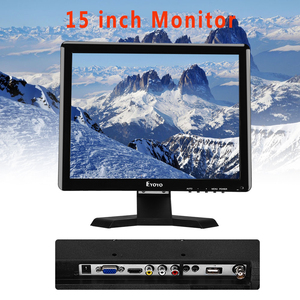 Eyoyo-Monitor de videovigilancia con altavoz incorporado, Monitor OEM de 15 ", resolución de 1024x768, HD, MI, VGA, AV, BNC, entrada USB, montaje en pared, TFT - Product Image 3