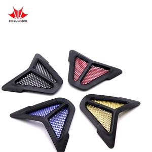 Yamaha R15 V3 için motosiklet modifikasyon parçaları için ön far hava girişi dekoratif levha koruyucu net - Product Image 1