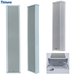 Altoparlante attivo della colonna 80W dell'altoparlante all'aperto del sistema audio impermeabile multifunzionale della rete del IP POE di Thinuna IP-80SK III per la scuola - Product Image 5