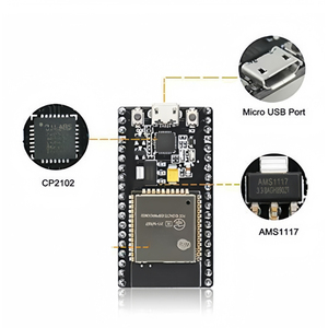 NodeMCU-32S Lua WiFi Development Board für das Internet der Dinge ESP32-basierte elektronische Komponenten des seriellen WiFi-Moduls - Product Image 1
