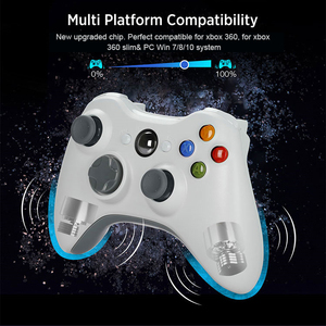 Xbox360 ince Jostick için orijinal Manette Sans Fil Xbox 360 için kablosuz kontrol PC Joystick parçaları denetleyici - Product Image 3