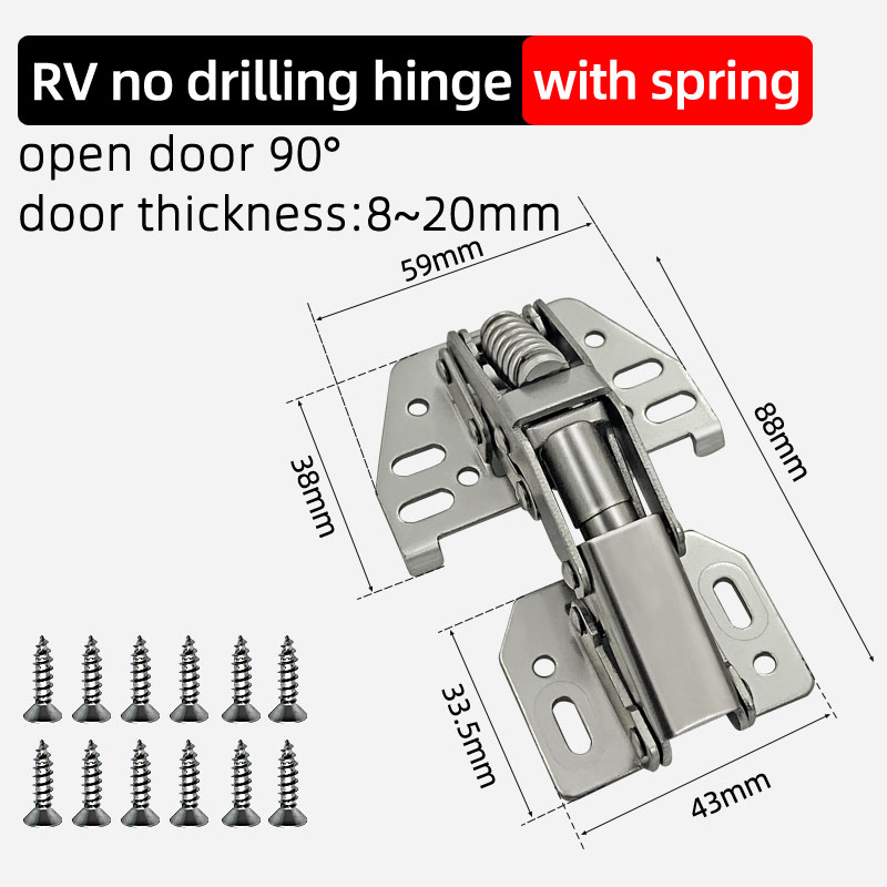 RV spring hinge