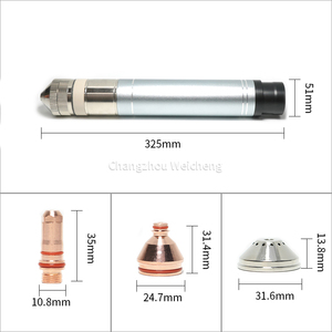 Chất lượng cao yk330 làm mát bằng không khí loại 8m nước Mist <span class=keywords><strong>Plasma</strong></span> cắt ngọn đuốc đầu - Product Image 4