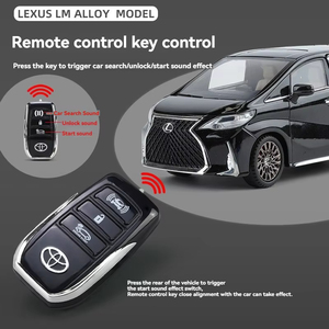 1:24 Lexus LM300 Diecast <strong>Model</strong> Car with Key Sound &amp; Light Pullback Metal Toy Ornament Superhero Car Decorate <strong>Model</strong> - Product Image 6