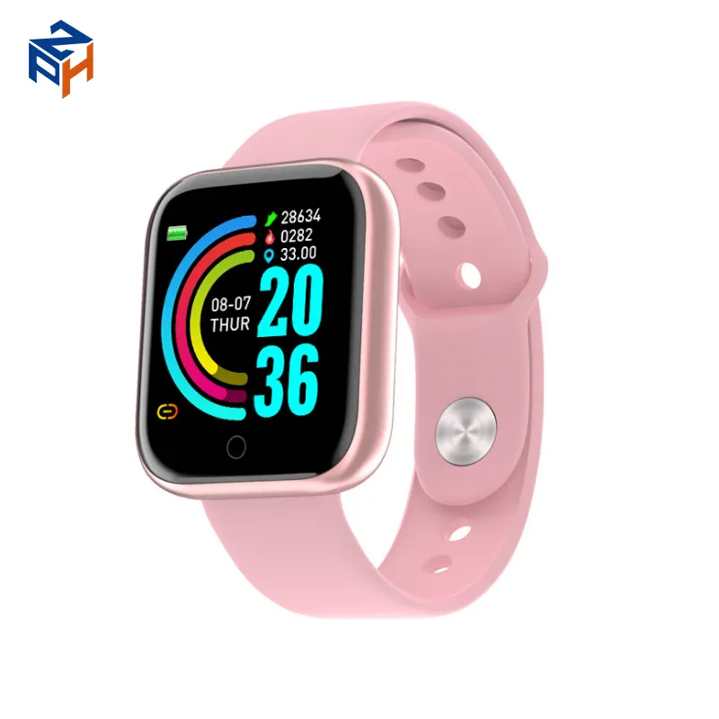 Orologio astuto di vendita caldo 2021 d20 y68 per le ragazze 2020 y68 braccialetto Fitness attività pista braccialetto Mart Smart Watch y68