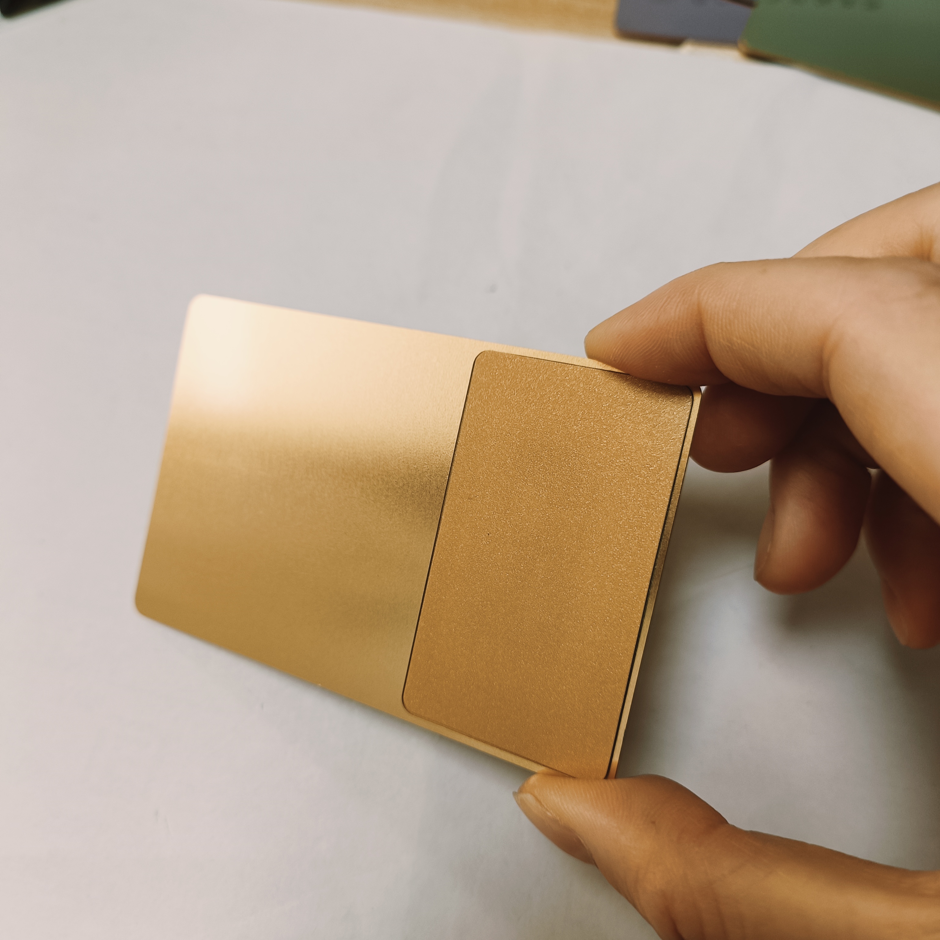 matte gold with retangle