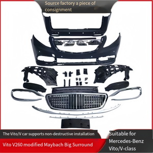 Adatto per il modello Mercedes-Benz V-Class V260 Wuling w447. È una versione modificata con un paraurti e un Kit carrozzeria Maybach - Product Image 6
