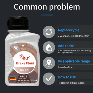 VEAS Brake Fluid Dot4 200ML <strong>Oil</strong> Flexible Braking Lubricate Antirust Anti Corrosion Extend Brake System Lifespan - Product Image 4
