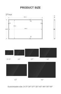 Android publicidad tableta reproductor multimedia HD reproductor vertical a todo color LCD LED pantalla de señalización digital - Product Image 6