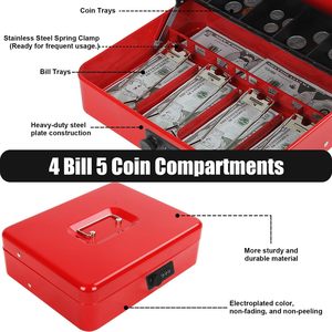 组合密码锁迷你金属储钱柜硬币储钱箱和工具箱组合