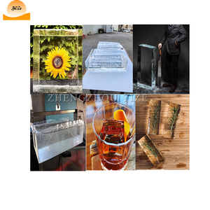 Máquina comercial de bloques de hielo de alta velocidad, contenedor de bloques de hielo