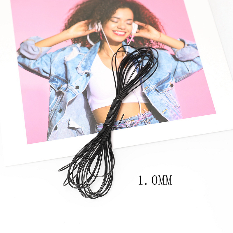 Black, 1.0mm, 5 meters