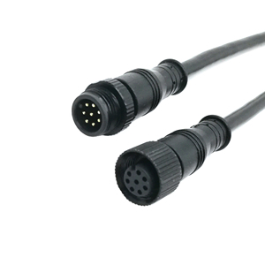 Waterproof Connector Wire M12 IP67 <strong>2pin</strong> 3pin 4pin Metal Waterproof Connector for LED Light <strong>Lamp</strong>