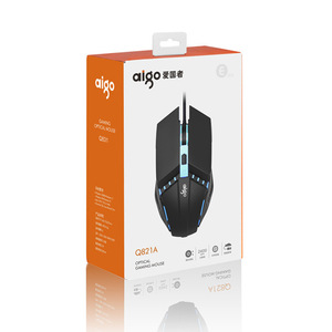 Q821Gaming Mouse cablato, ergonomico Gamer PC portatile Mouse per Computer portatili con RGB retroilluminato DPI fino a 2400 6 pulsanti programmabili - Product Image 6