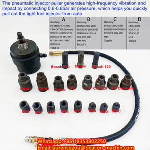 El aracı setleri 500NM-1000 NM dizel sabit basınçlı püskürtme enjektörü pnömatik çıkarıcı çektirme slayt çekiç temizleme aracı - Product Image 3
