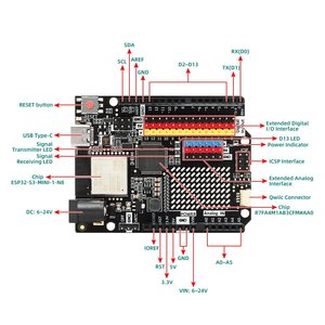 TSCINBUNY Electronic Project Development Board Kit Typ-C USB-ESP32-S3 WIFI-Entwicklungs platinen modul für die Programmierung - Product Image 2