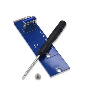 5Gbps NGFF M.2至USB 3.0卡适配器M2 M密钥至USB3.0传输转换器，用于PCIe PCI-E 1x至16x Riser卡 - Product Image 4