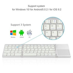 Universal Folding <strong>Keyboard</strong> Touchpad <strong>Mouse</strong> Combo Multi-media Folding <strong>Wireless</strong> <strong>Keyboard</strong> Portable <strong>Handheld</strong> Android IOS <strong>Keyboard</strong> - Product Image 6