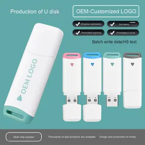 USB USB Flash sürücü ve 2.0 arayüzü ile pratik 3.0 küçük kapasiteli 4GB 1GB 256MB 512MB plastik depolama sürücüsü yeni ürün - Product Image 2