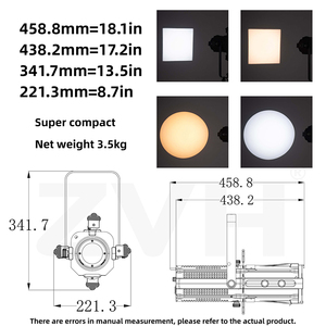 זום ידני lko 100w 2in1 פרופיל לבן חם קריר אור זרקור מקרן חיתוך בן ארבעה דפים אליפסואידלי מוזיאון