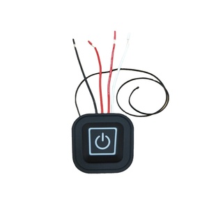Interruptor de botón LED de silicona cuadrado iluminado Interruptores de botón de calidad superior - Product Image 6