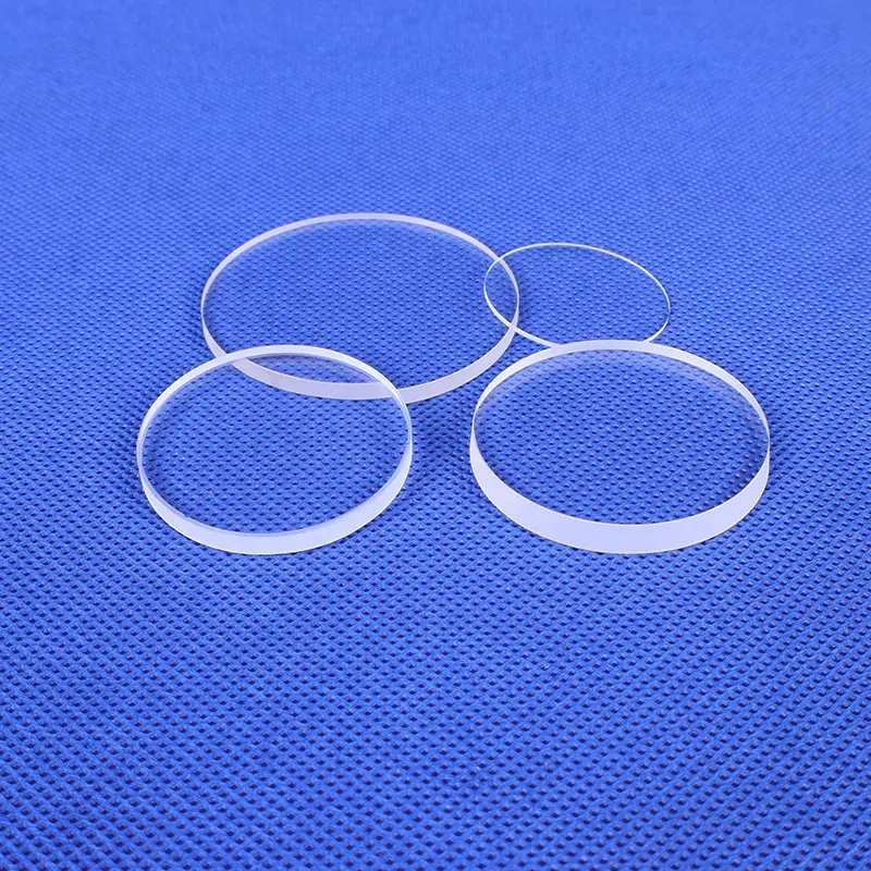 Placa de cuarzo transparente de laboratorio placa de cuarzo UV sustrato de cuarzo