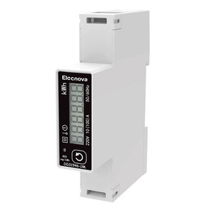 MID Single Phase Din Rail Watt Meter Digital kWh Meter <strong>Pulse</strong> Output RS485 <strong>Modbus</strong> Energy Meter - Product Image 1