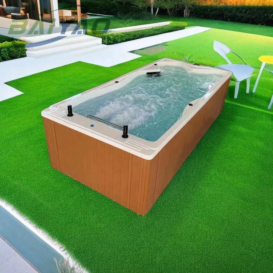 Baiyao Spas Piscina Best Seller 4,8 M Swim Spa Masaje Bañera de hidromasaje Spa para jacuzzi al aire libre