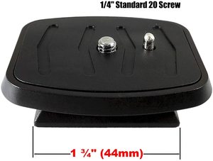 44ミリメートルTripod Quick Release Plate Camera Mounting Adapter Parts Replacement Basics 60インチSony Canon Velbon Camera Accessory