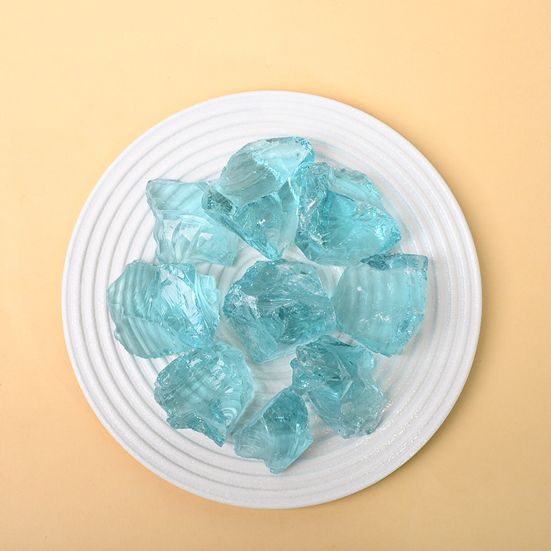 Glass blue