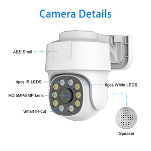 H.265 Sistema de cámara de seguridad CCTV de 4 canales Audio bidireccional 4K Cámara de red inalámbrica POE NVR Cámara - Product Image 2