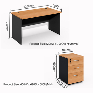 Escritorio de estudio, mesas de lectura para ordenador, muebles de oficina baratos, escritorio de recepción pequeño de Color personalizado con cajones, escritorio escolar moderno - Product Image 4