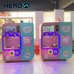 Fully Automatic Wall-Mounted Candy Cotton Vending Machines with <strong>Wifi</strong> Control &amp; <strong>QR</strong> <strong>Scan</strong> <strong>Code</strong> Available for Sale - Product Image 2