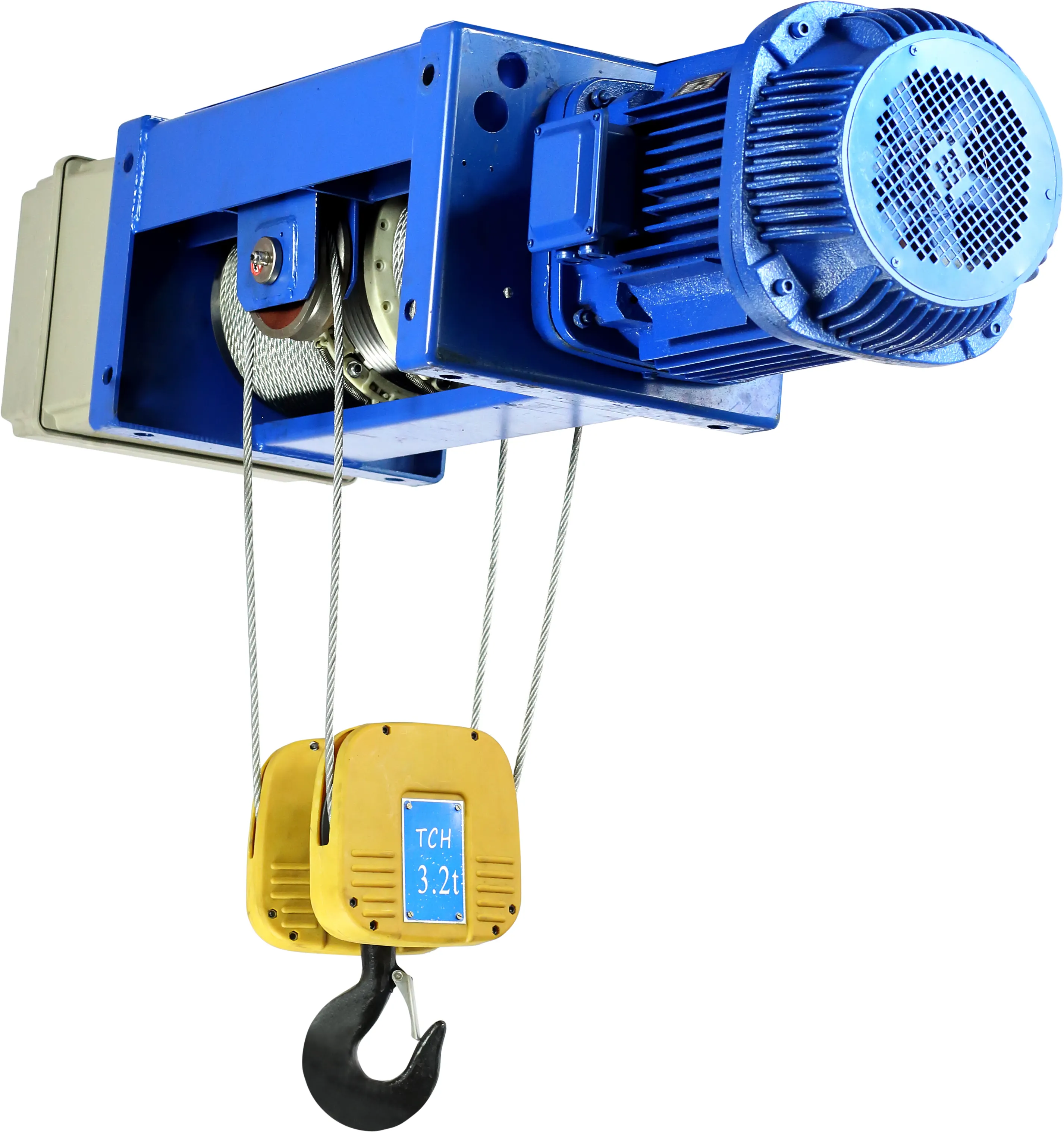 Vision china small wire rope electric chain hoist 3 phase crane winch 220v
