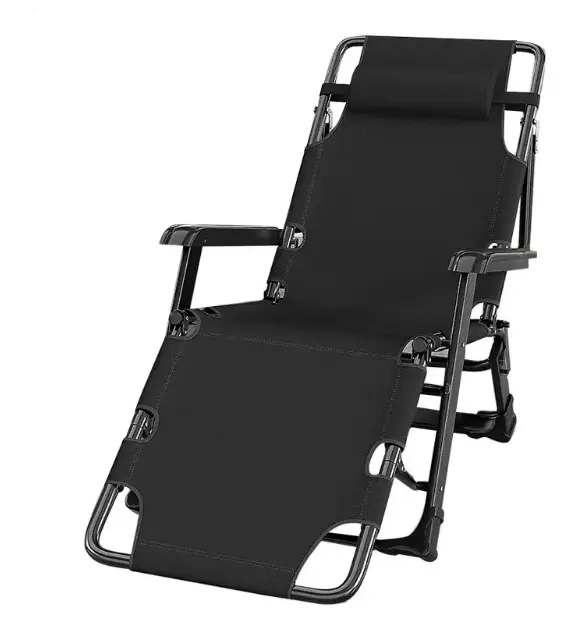 Al Aire Libre playa jardín Oficina ocio pie Pedal Malla tela Pvc silla plegable dormir salón silla