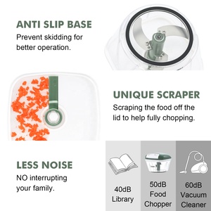 Manual Food Processor Vegetable <strong>Swift</strong> Chopper Hand Pull Manual Mini Food Chopper Vegetable <strong>Cutter</strong> - Product Image 4