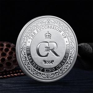 查尔斯国王陛下纪念币查尔斯三世纪英国国王勋章纪念品硬币 - Product Image 2