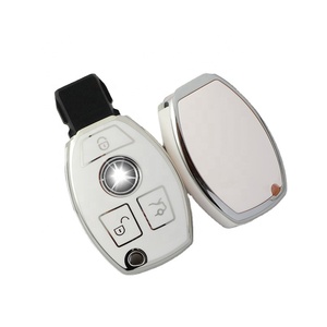 En çok satan yumuşak TPU araba anahtarı durum için Benz C E S M CLS CLK G sınıfı araba anahtarı kabuk kapak ile gümüş kenar 2 & 3-button - Product Image 1