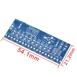 NE555 + CD4017 elektronik bileşenler DIY kiti elektronik üretim paketi için LED akış işık koşu - Product Image 5